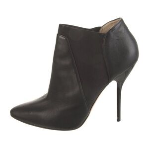 Jimmy Choo Black Leather Chelsea Boots